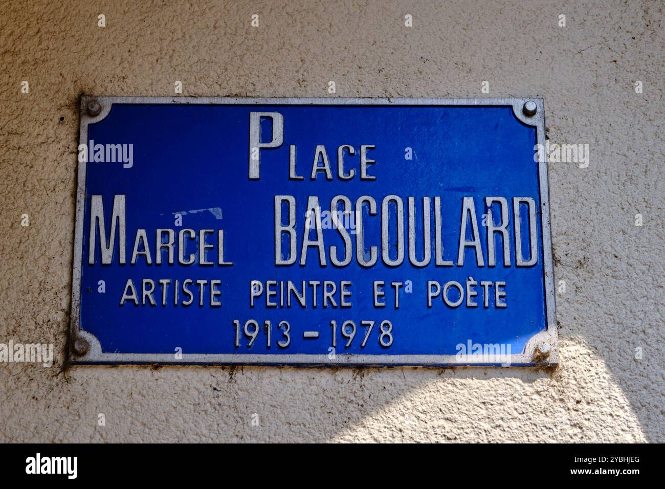 Frankreich, Cher, Bourges, Marcel Bascoulard Square Stockfoto