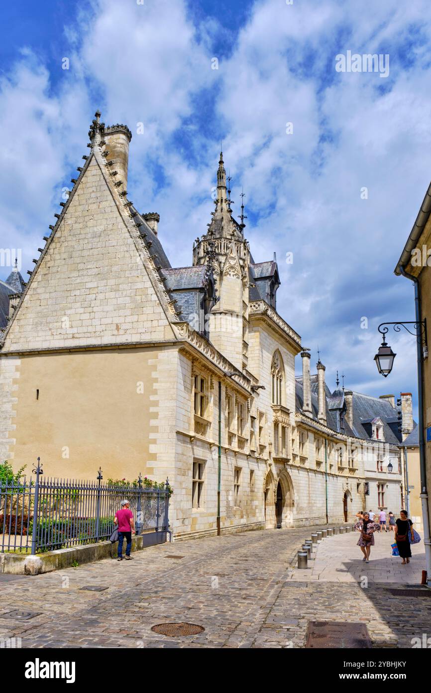 Frankreich, Cher, Bourges, Jaques Coeur Palace, Stockfoto