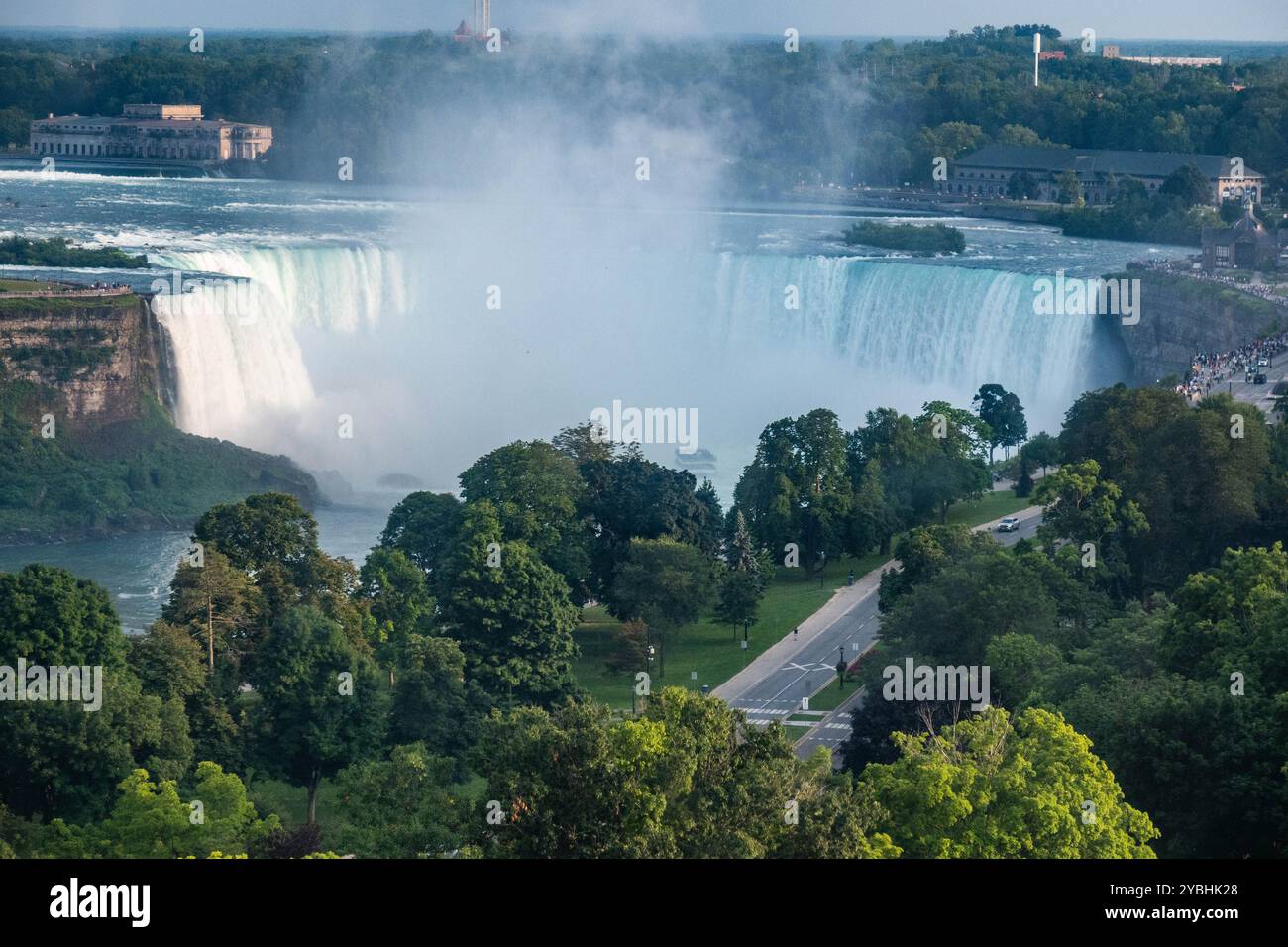 Wunderschöne Niagarafälle, aus der Vogelperspektive, Toronto, Kanada Stockfoto