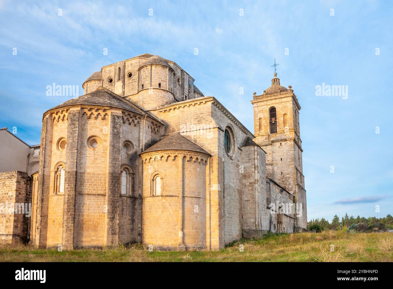 St. James Way; Kloster Irache im Dorf Ayegui, Navarra, Spanien Stockfoto