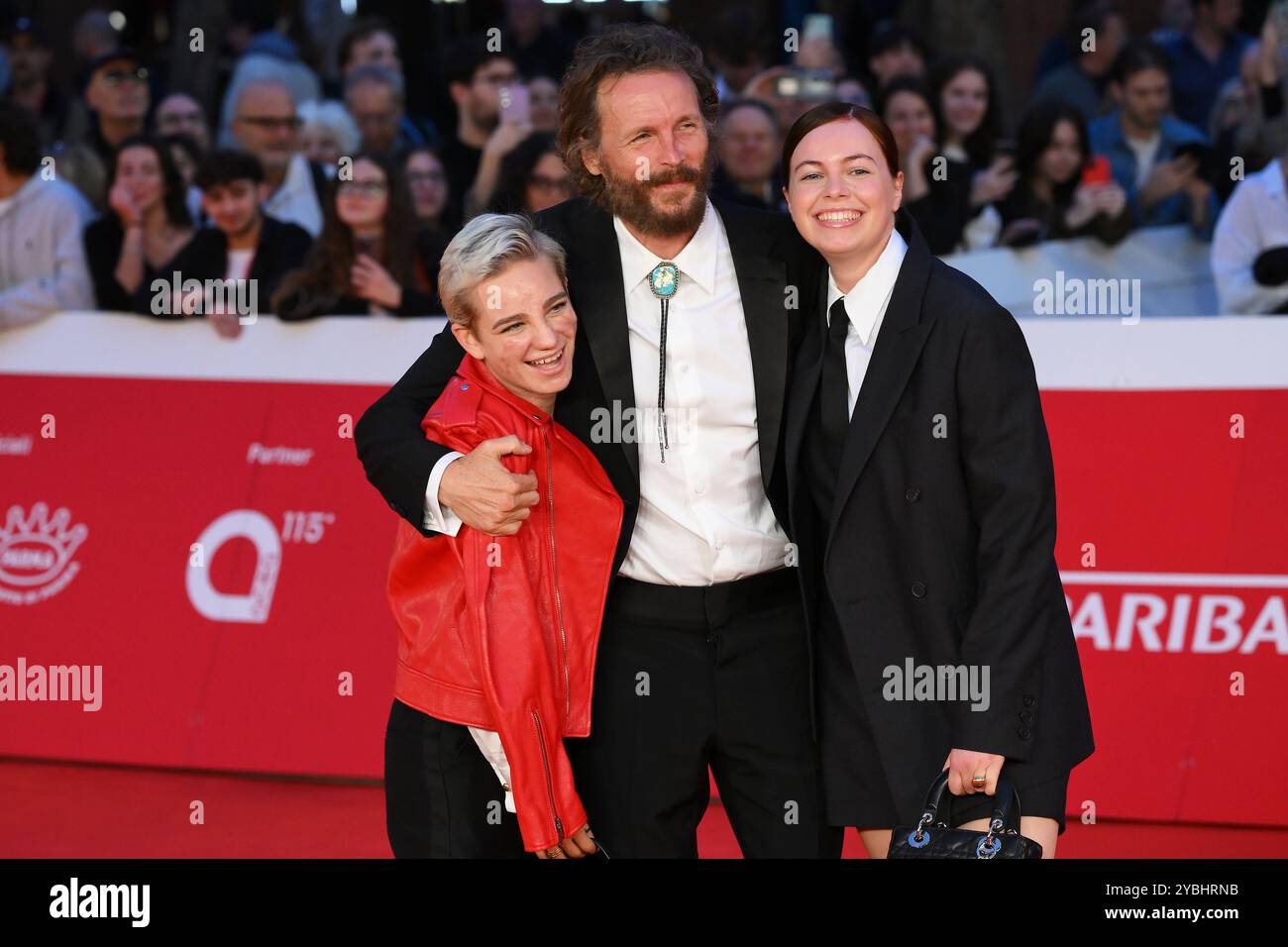 Roma, Latium. Oktober 2024. Bebe Vio, Lorenzo Cherubini Jovanotti, Teresa Cherubini während des 19. Rom Film Festivals im Auditorium Parco Della Musica am 18. Oktober 2024 Credit: massimo insabato/Alamy Live News Stockfoto