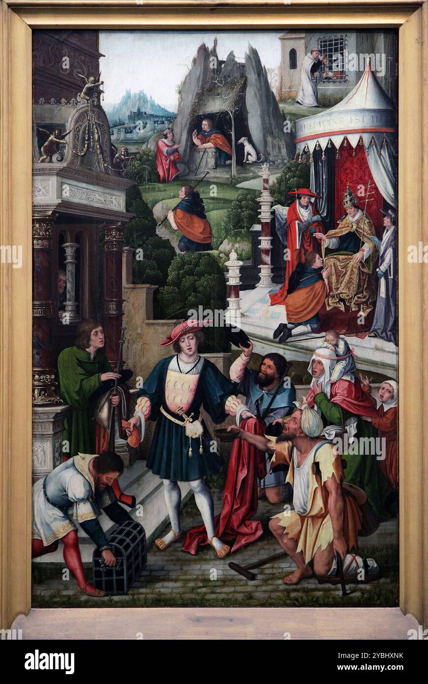 Legende von Saint roch von Bernard van Orley (1491-1542) Brüssel Belgien Stockfoto