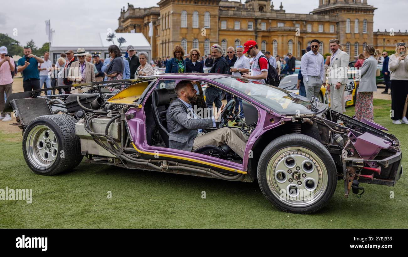 Weitere Spezialfahrzeuge - Lamborghini Diablo, ausgestellt auf der Salon Privé Concours d’Elégance Motorshow im Schloss Blenheim. Stockfoto