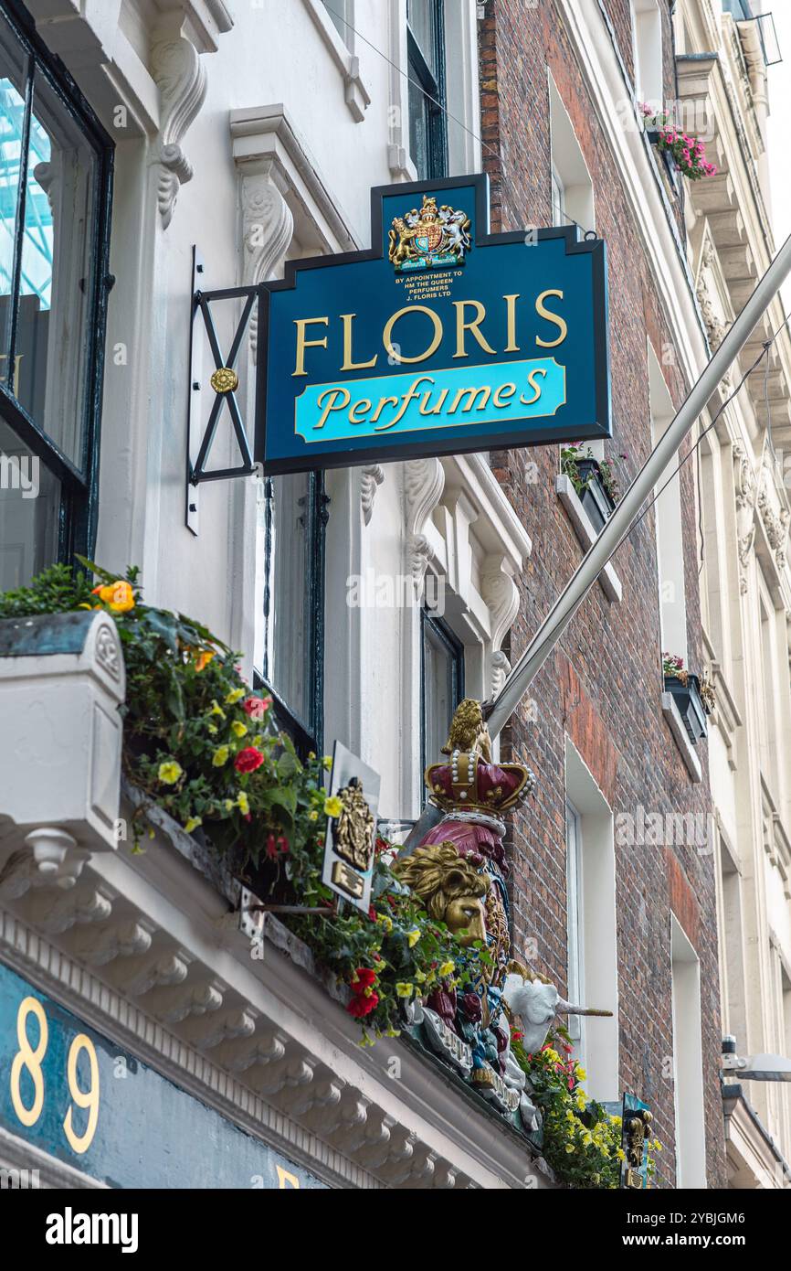 Floris London British Parfümeure Seit 1730 Stockfoto