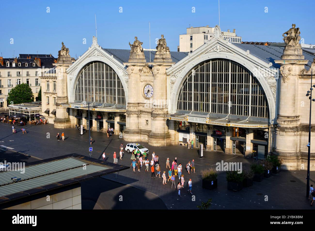 Frankreich, Indre-et-Loire (37), Tours, Bahnhof, erbaut 1896 vom Architekten Victor Laloux Stockfoto