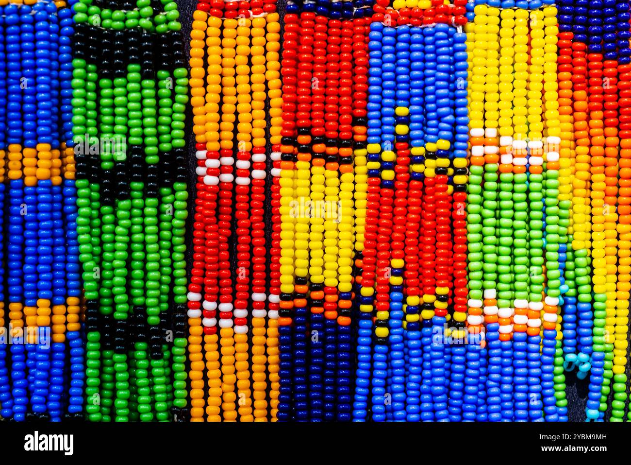 Perlen im ostafrikanischen Dorf Kampala - Uganda Stockfoto