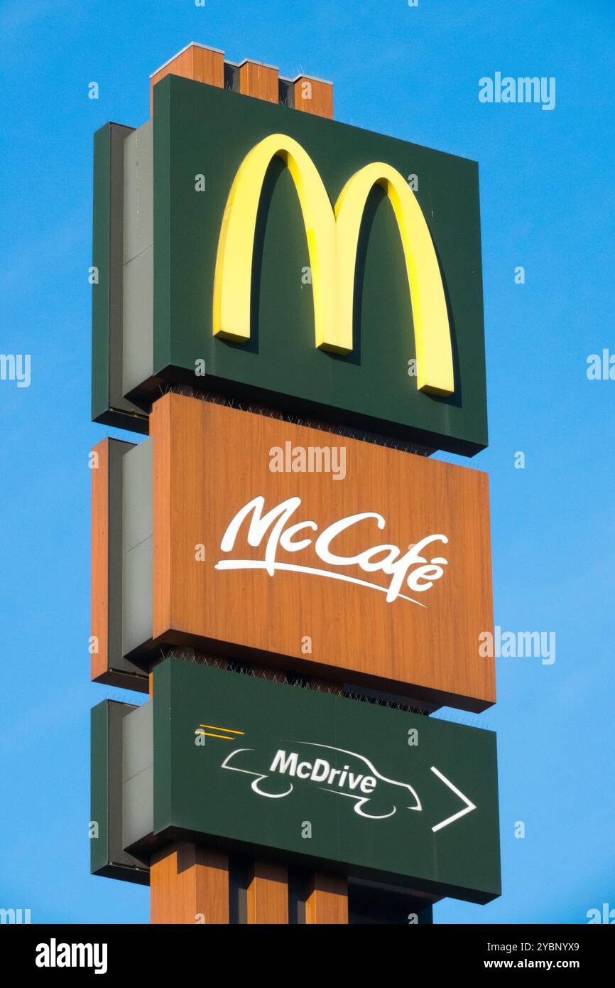 McDonald's Logo-Markierung Stockfoto