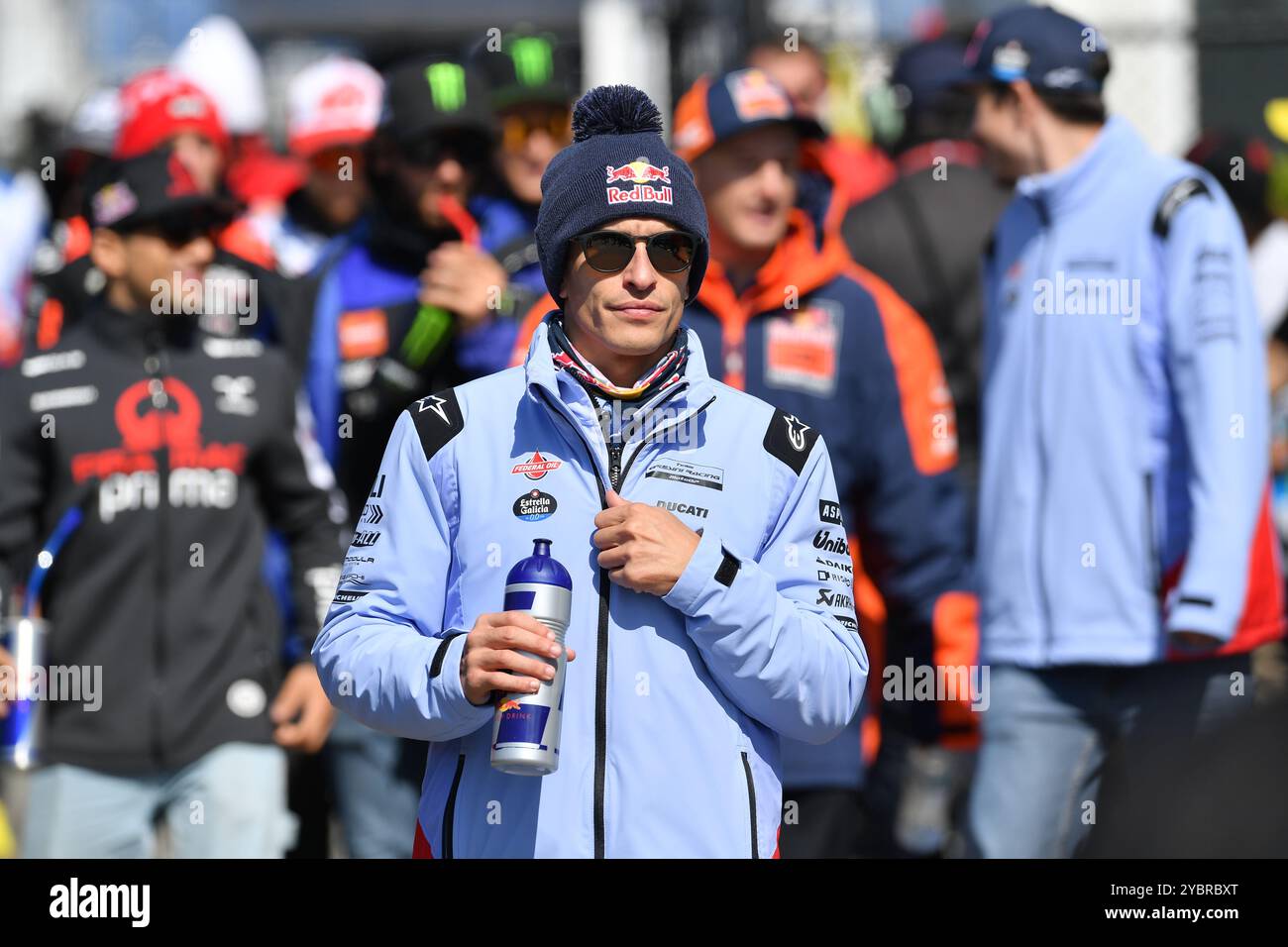 MELBOURNE, AUSTRALIEN. Oktober 2024. Im Bild: Marc Márquez, Nummer 93 Spaniens, reitet für Gresini Racing während des MotoGP Hero Walks beim Qatar Airways Australian Motorcycle Grand Prix 2024 auf dem Phillip Island Circuit. Quelle: Karl Phillipson/Alamy Live News Stockfoto