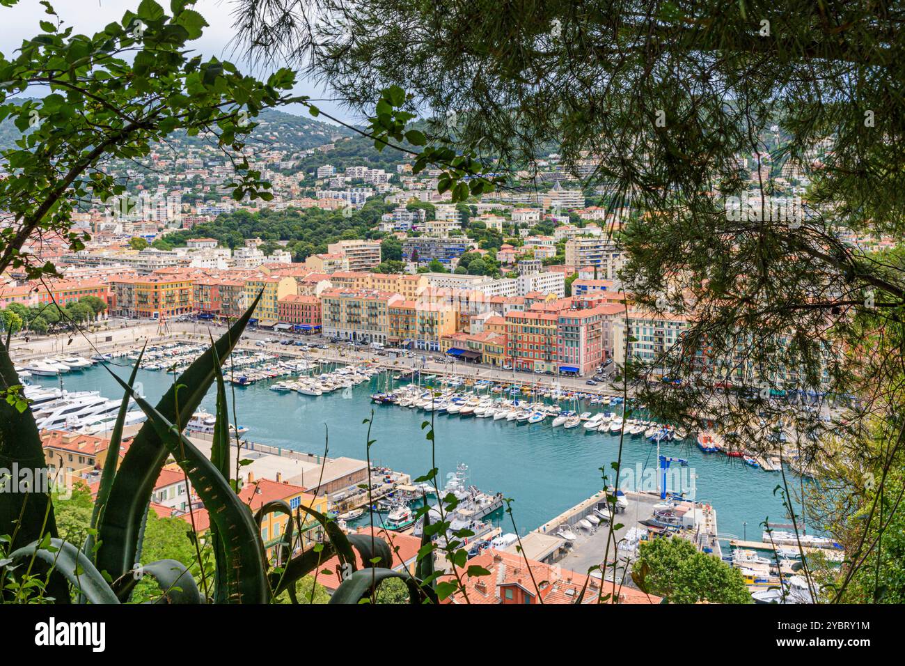 Port Lympia im Quartier du Port, Nizza, Provence-Alpes-Côte d'Azur, Alpes-Maritimes, Frankreich Stockfoto