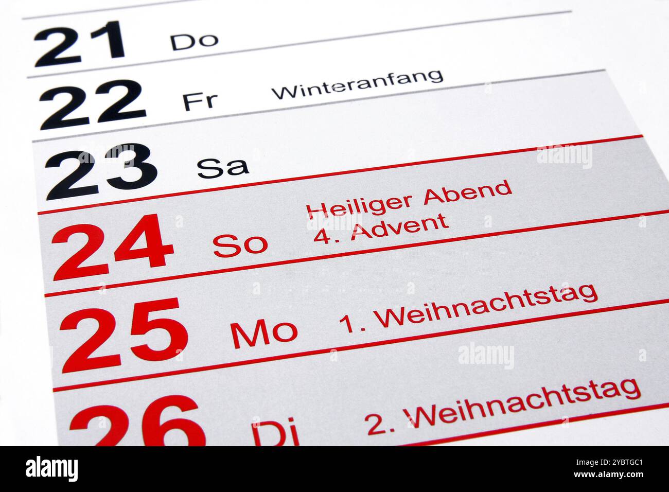 Weihnachten, das fest der Geburt Christi Stockfoto