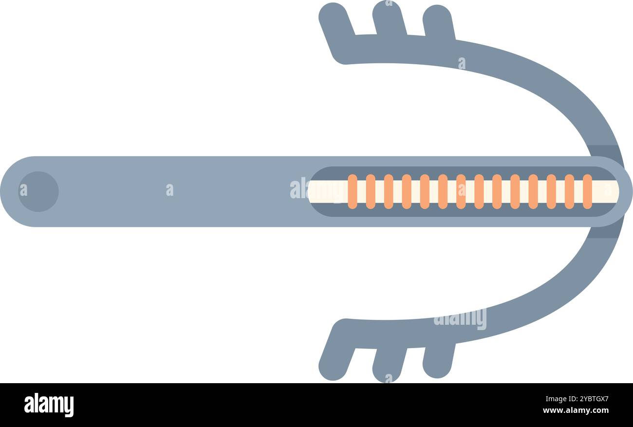 Empfängnisverhütungsmittel mit flexiblen Armen, die Kupferdraht enthalten und zur Geburtenkontrolle verwendet werden Stock Vektor