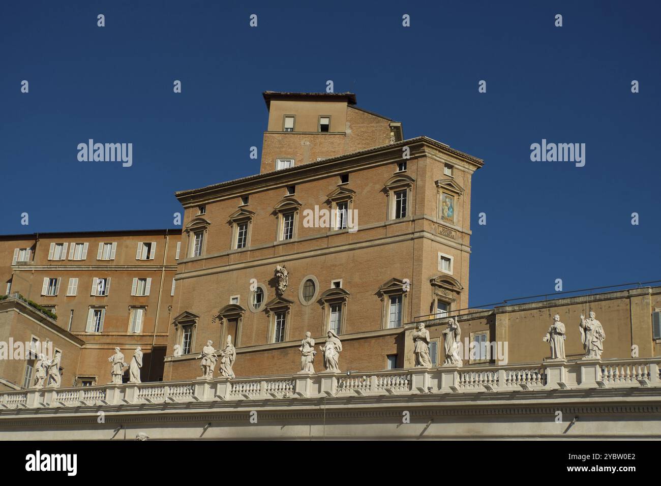 Architektonische Details Portico von Bernini in Vatikanstadt Italien Stockfoto