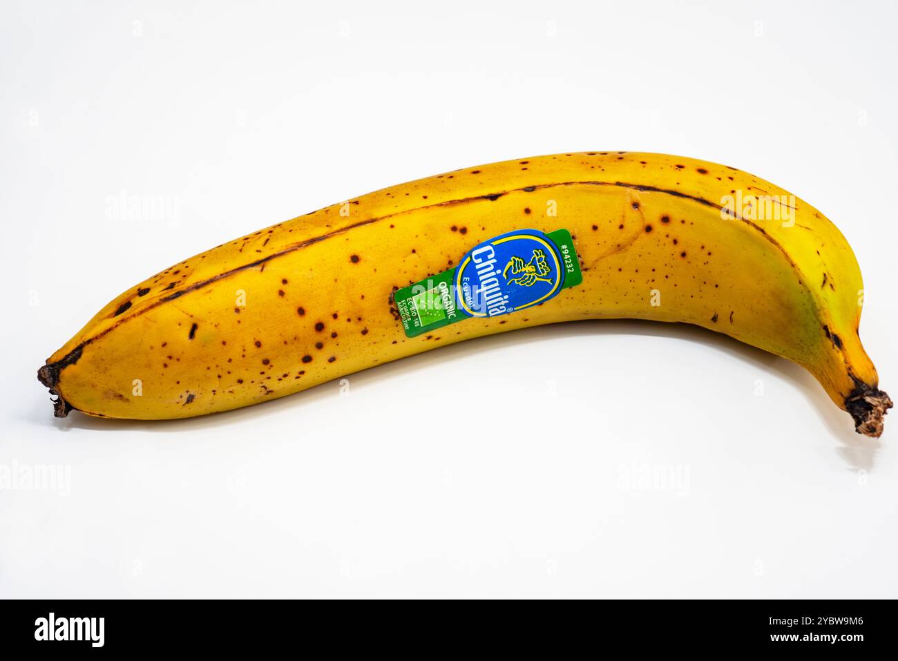 Chiquita Bio-Banane Stockfoto