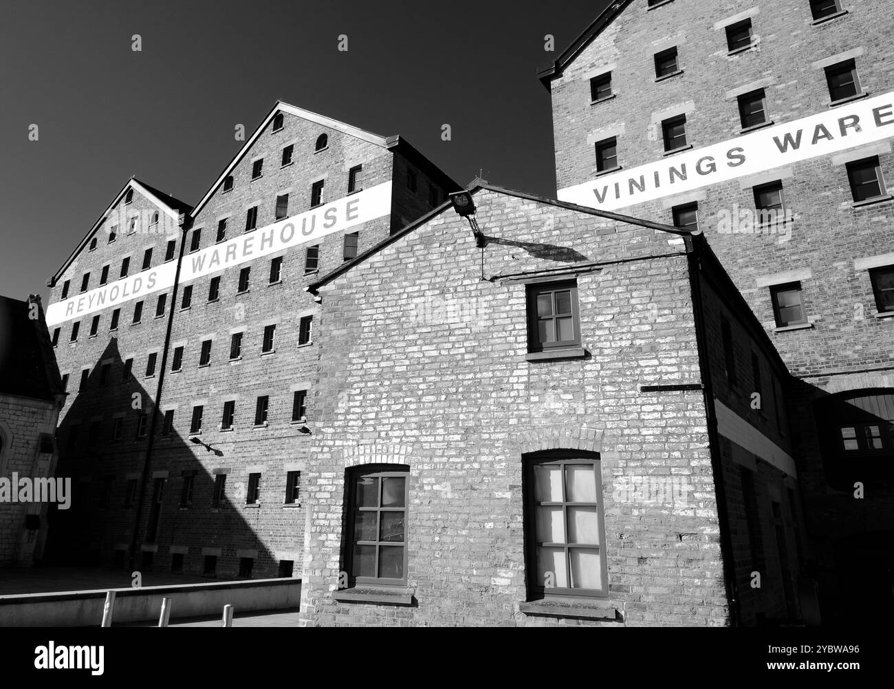 Vinings Warehouse in Gloucester Docks, Gloucestershire, England. Erbaut 1840 für den Maishändler Charles Vining & Sons in Bristol Stockfoto