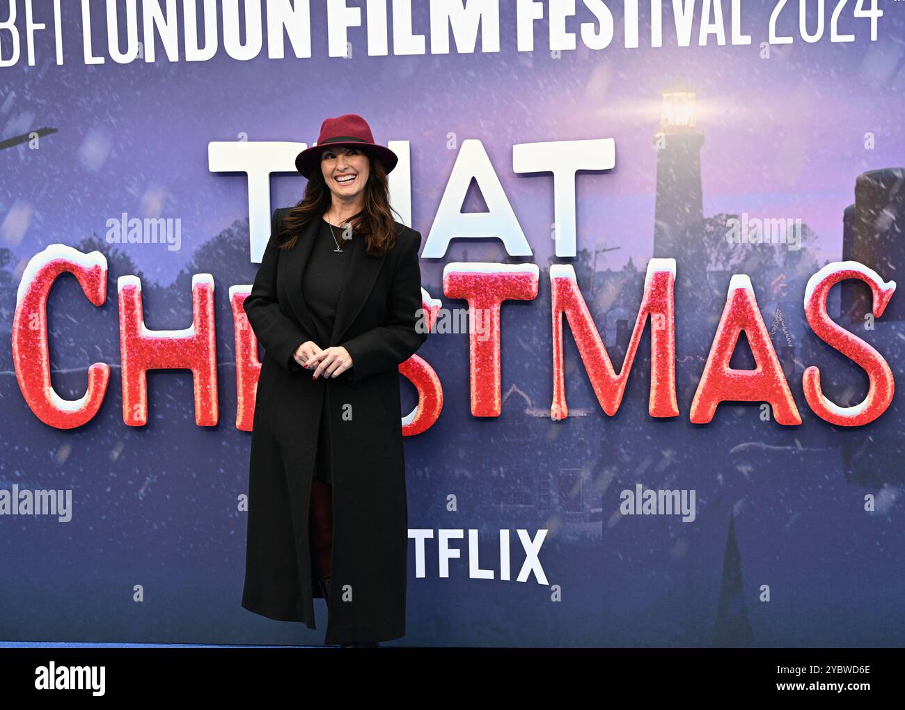 LONDON, GROSSBRITANNIEN. Oktober 2024. Emma Barton nimmt an der „That Christmas“ Headline Gala Teil – 68. BFI London Film Festival in London, Großbritannien. (Foto von 李世惠/siehe Li/Picture Capital) Credit: Siehe Li/Picture Capital/Alamy Live News Stockfoto