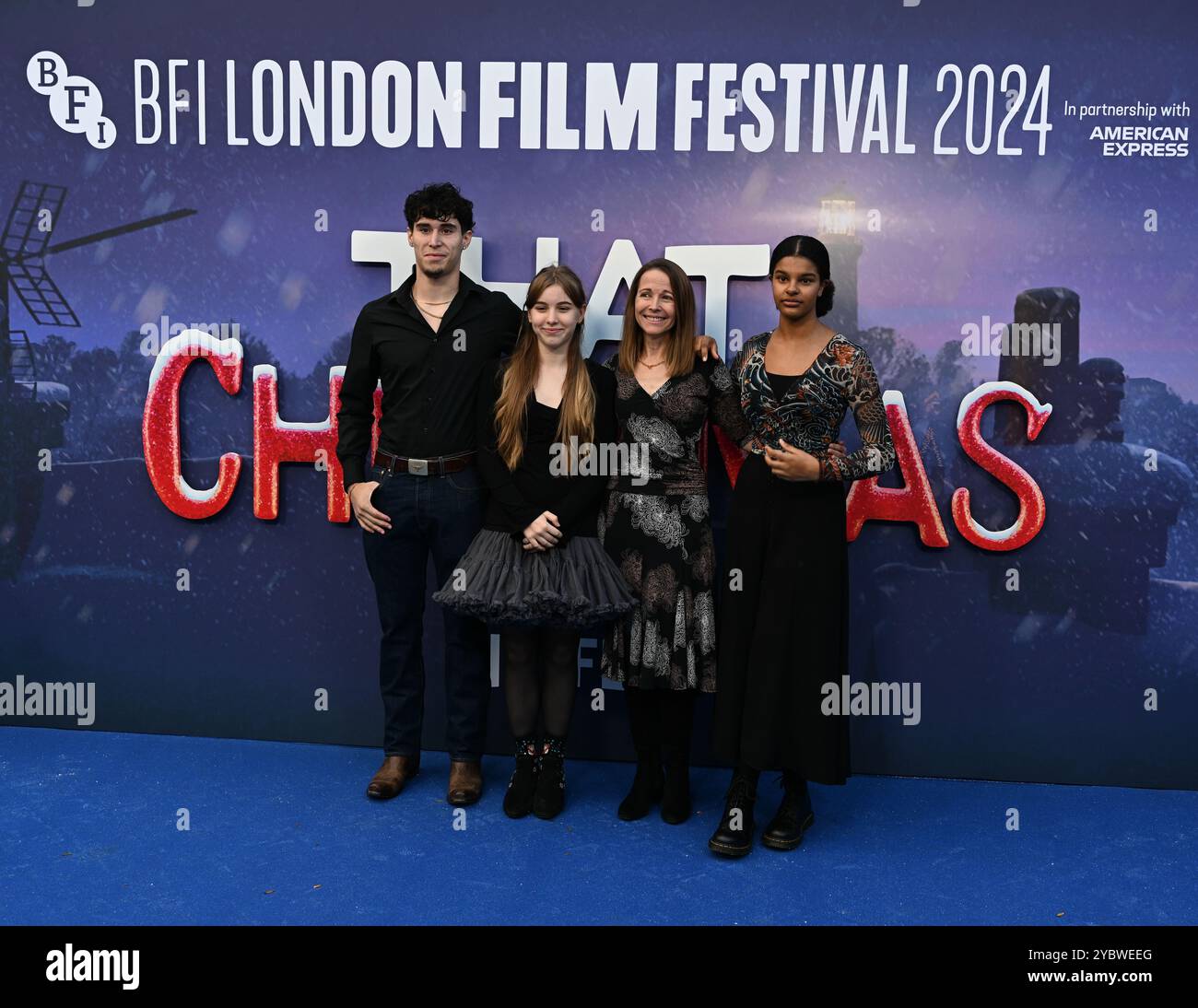 LONDON, GROSSBRITANNIEN. Oktober 2024. „That Christmas“ Headline Gala – 68. BFI London Film Festival in London, Großbritannien. (Foto von 李世惠/siehe Li/Picture Capital) Credit: Siehe Li/Picture Capital/Alamy Live News Stockfoto