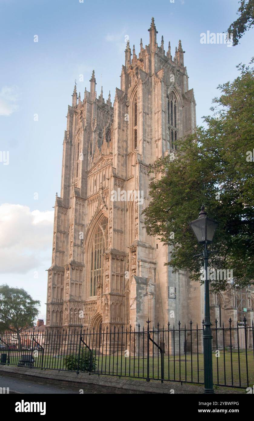 Beverley Minster in Beverley, East Riding von Yorkshire, Kirche von England. Es ist eine der größten Kirchen in Großbritannien Stockfoto