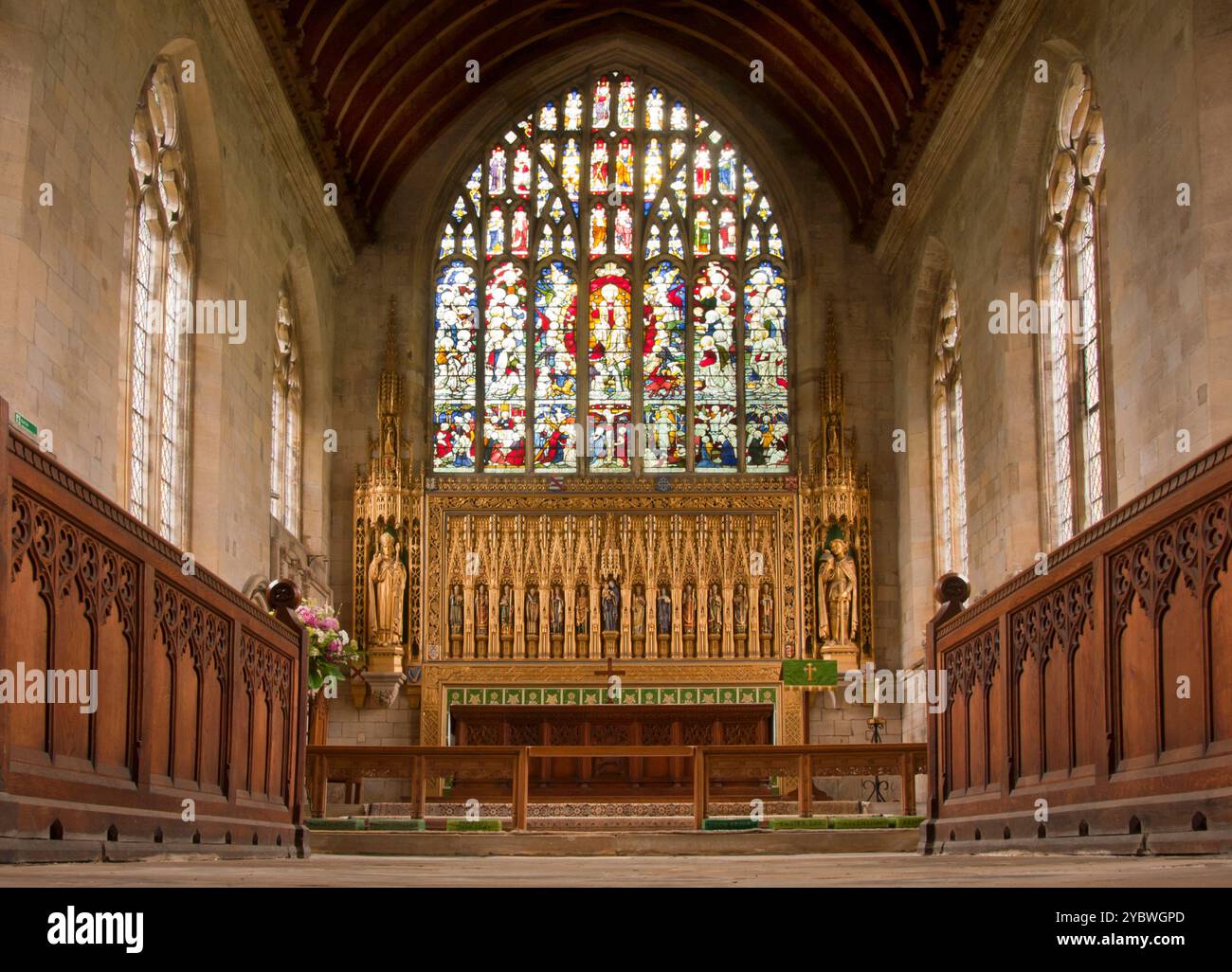 Pfarrkirche St. Patricks, die "Königin" der Holderness', Patrington in der Diözese York, East Riding von Yorkshire, England Stockfoto Pfarrkirche St. Patricks, die "Königin" der Holderness', Patrington in der Diözese York, East Riding von Yorkshire, England Stockfoto