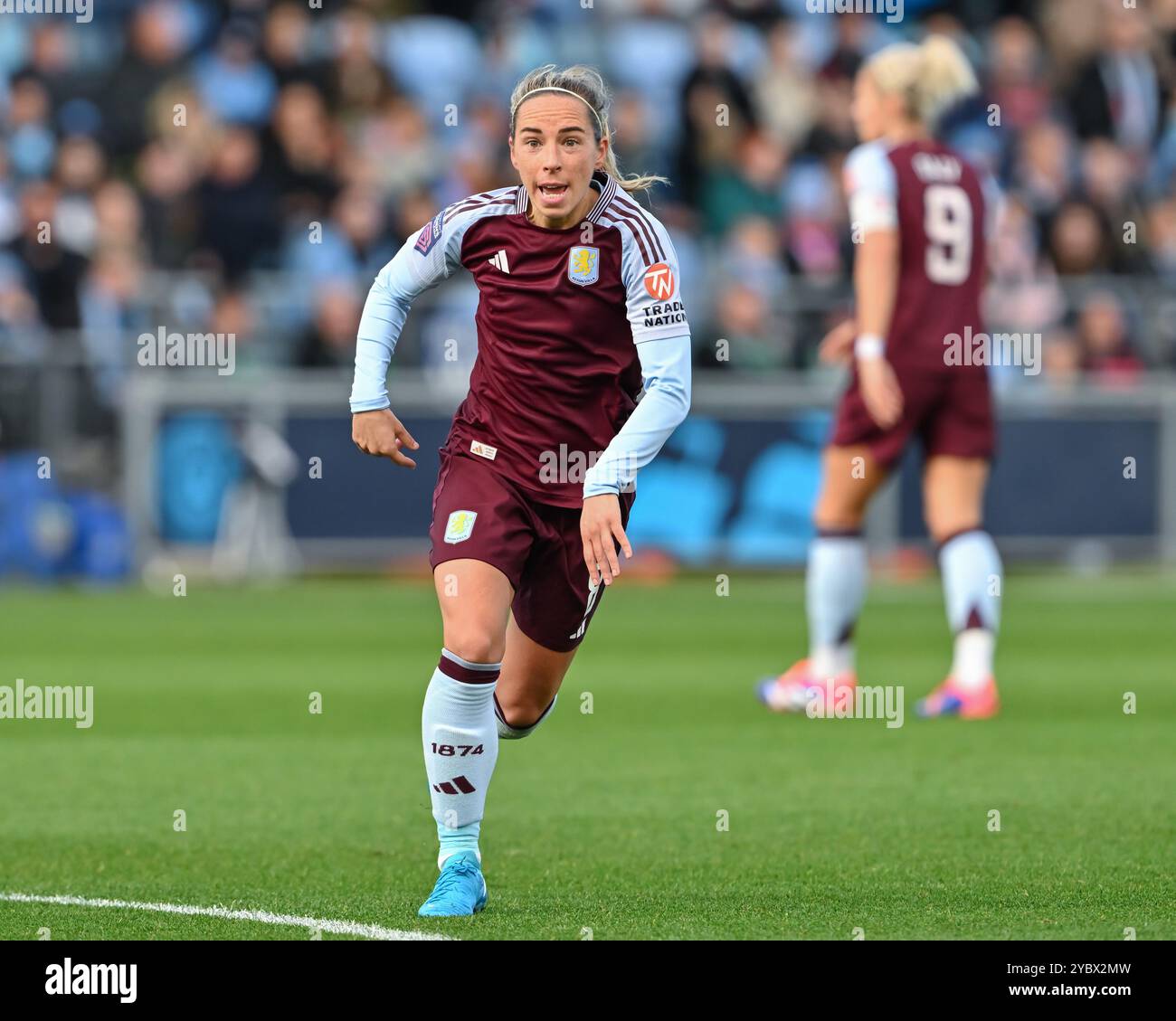 Manchester, Großbritannien. Oktober 2024. Jordan Nobbs of Aston Villa Women während des Barclays Women's Super League Matches Manchester City Women vs Aston Villa Women im Joie Stadium, Manchester, Großbritannien, 20. Oktober 2024 (Foto: Cody Froggatt/News Images) in Manchester, Vereinigtes Königreich am 20. Oktober 2024. (Foto: Cody Froggatt/News Images/SIPA USA) Credit: SIPA USA/Alamy Live News Stockfoto