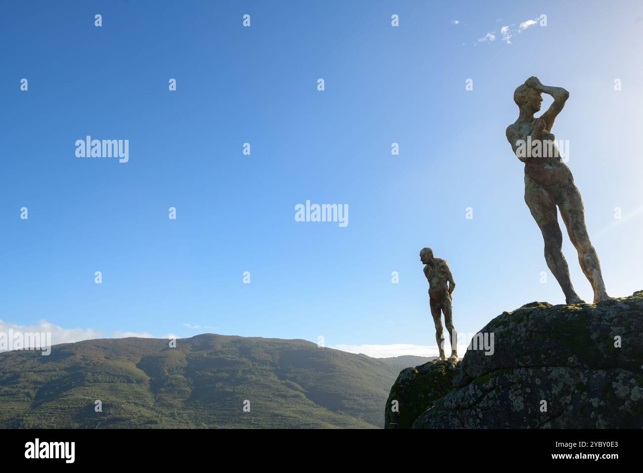 Mirador de la Memoria, Jerte Valley, Extremadura, Spanien, Europa Stockfoto