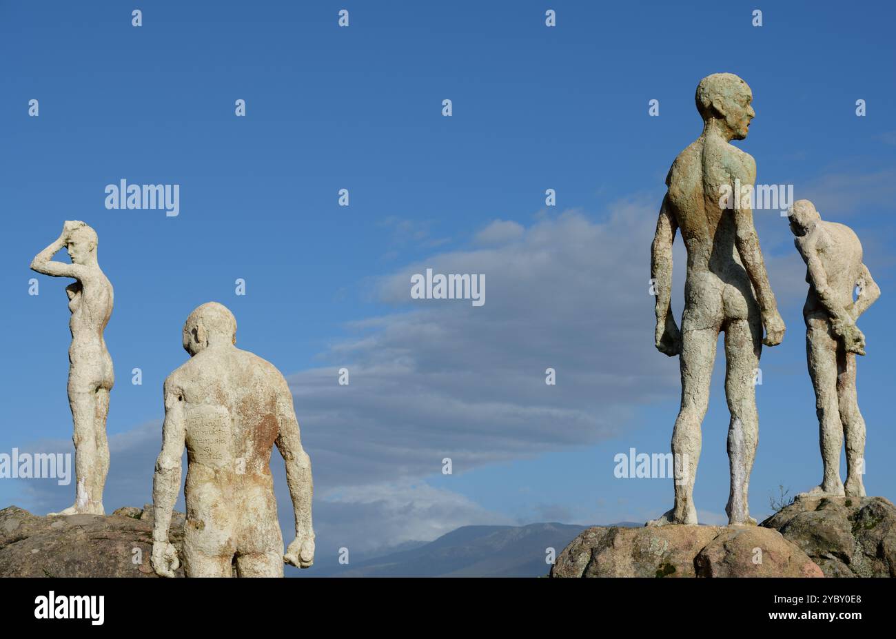 Mirador de la Memoria, Jerte Valley, Extremadura, Spanien, Europa Stockfoto