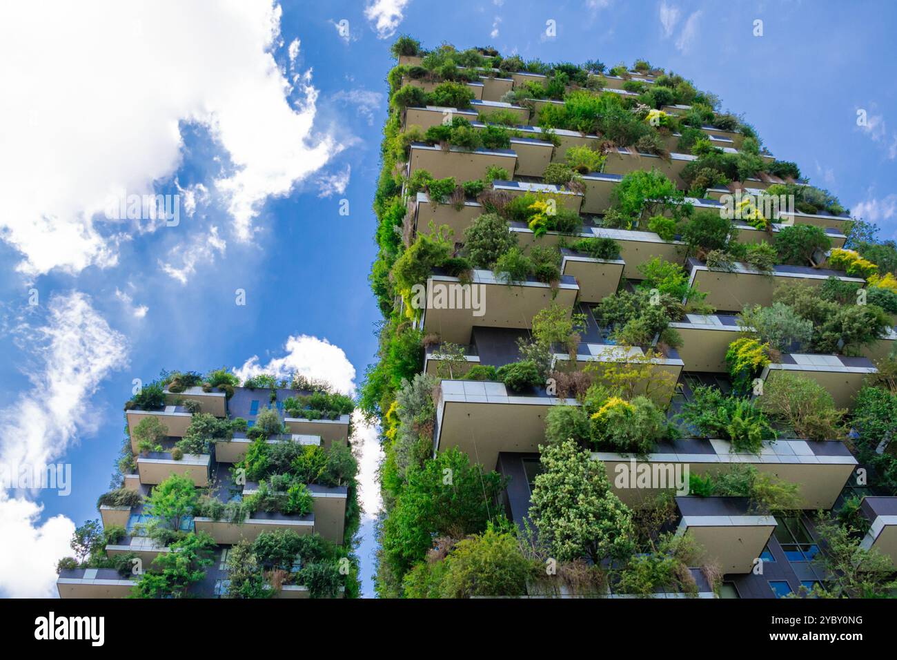 Bosco Verticale - vertikaler Garten in Mailand, Italien Stockfoto