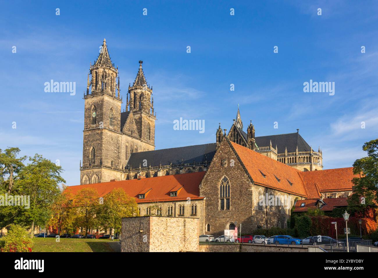 Magdeburger Dom, Magdeburg, Sachsen-Anhalt, Deutschland, Europa Stockfoto