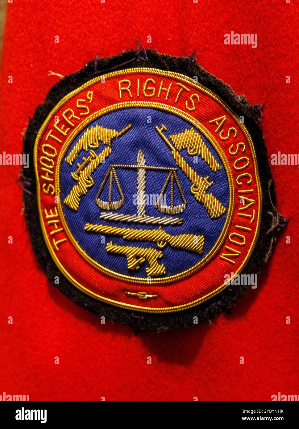 Das Emblem der Shooters Rights Association, wahrscheinlich 19. Jahrhundert, Großbritannien Stockfoto
