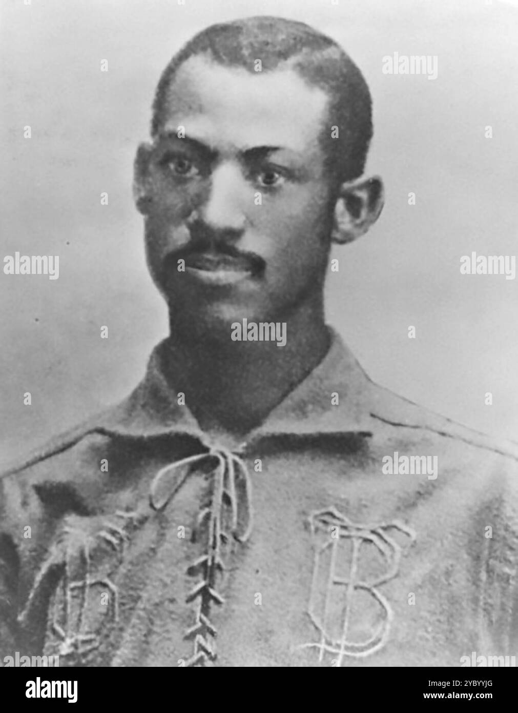 Moses Fleetwood Walker (1856–1924), US-amerikanischer Baseballspieler, der erste schwarze Mann, der in der Major League Baseball (MLB) spielte. Stockfoto