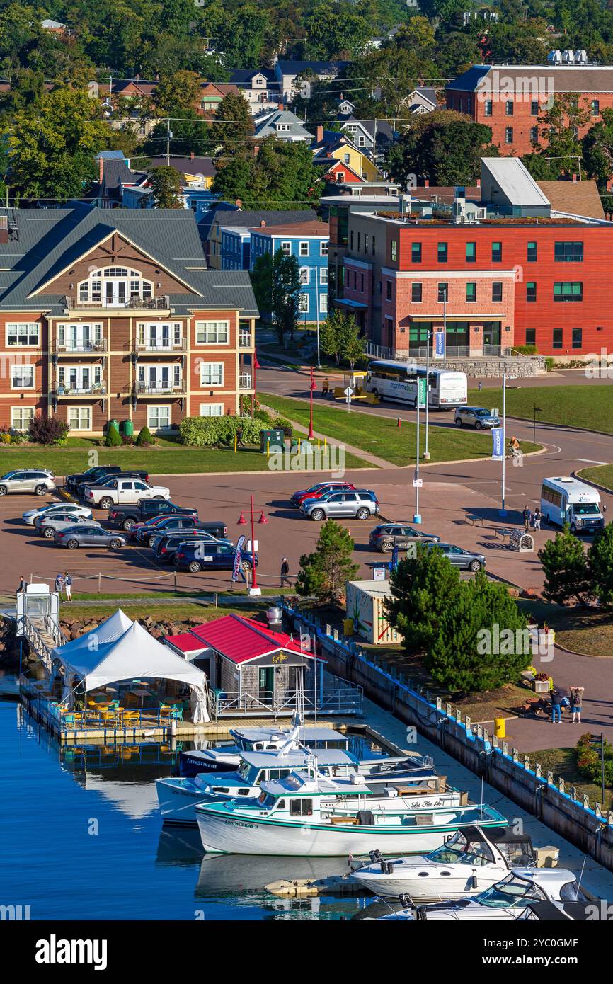 Waterfront, Charlottetown, Prince Edward Island, Kanada Stockfoto