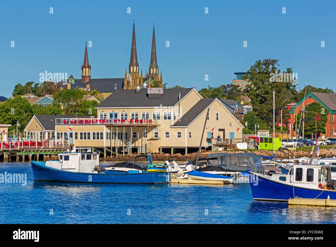 Charlottetown Uferpromenade, Prince Edward Island, Kanada Stockfoto