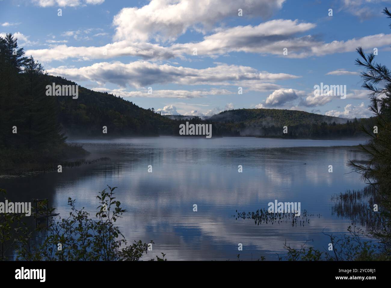 La Mauricie Nationalpark - Lac-Wapizagonke Stockfoto