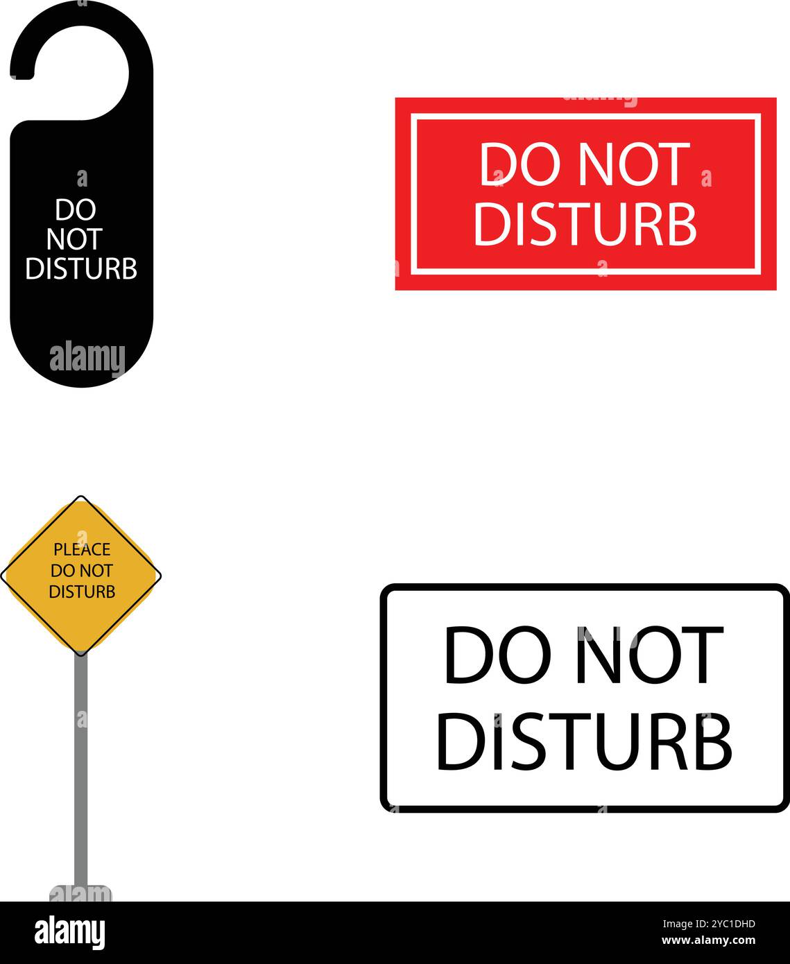 Das Design der Icon-Illustration darf nicht gestört werden Stock Vektor