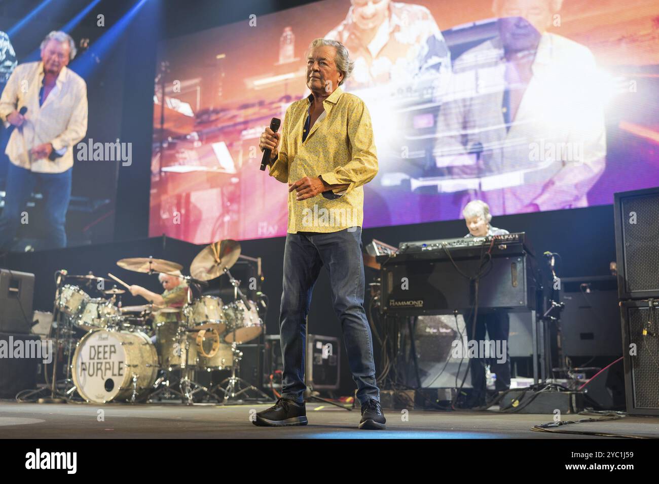 Ian Gillan, Sänger von Deep Purple live auf 1 More Time Tour in der Max-Schmeling-Halle in Berlin am 19. Oktober 2024 Stockfoto
