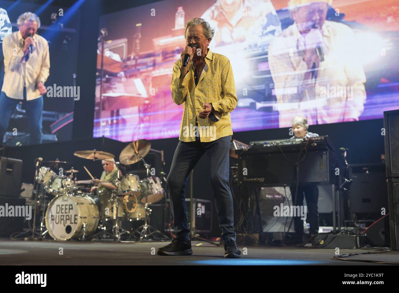 Ian Gillan, Sänger von Deep Purple live auf 1 More Time Tour in der Max-Schmeling-Halle in Berlin am 19. Oktober 2024 Stockfoto