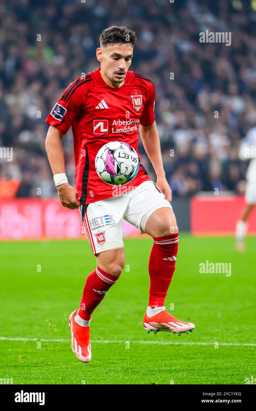 13 (VB) Stefan Velkov. Superliga: FC København mod Vejle Boldklub - 18.10.2024. København, Danmark. 18. Oktober 2024. Stockfoto