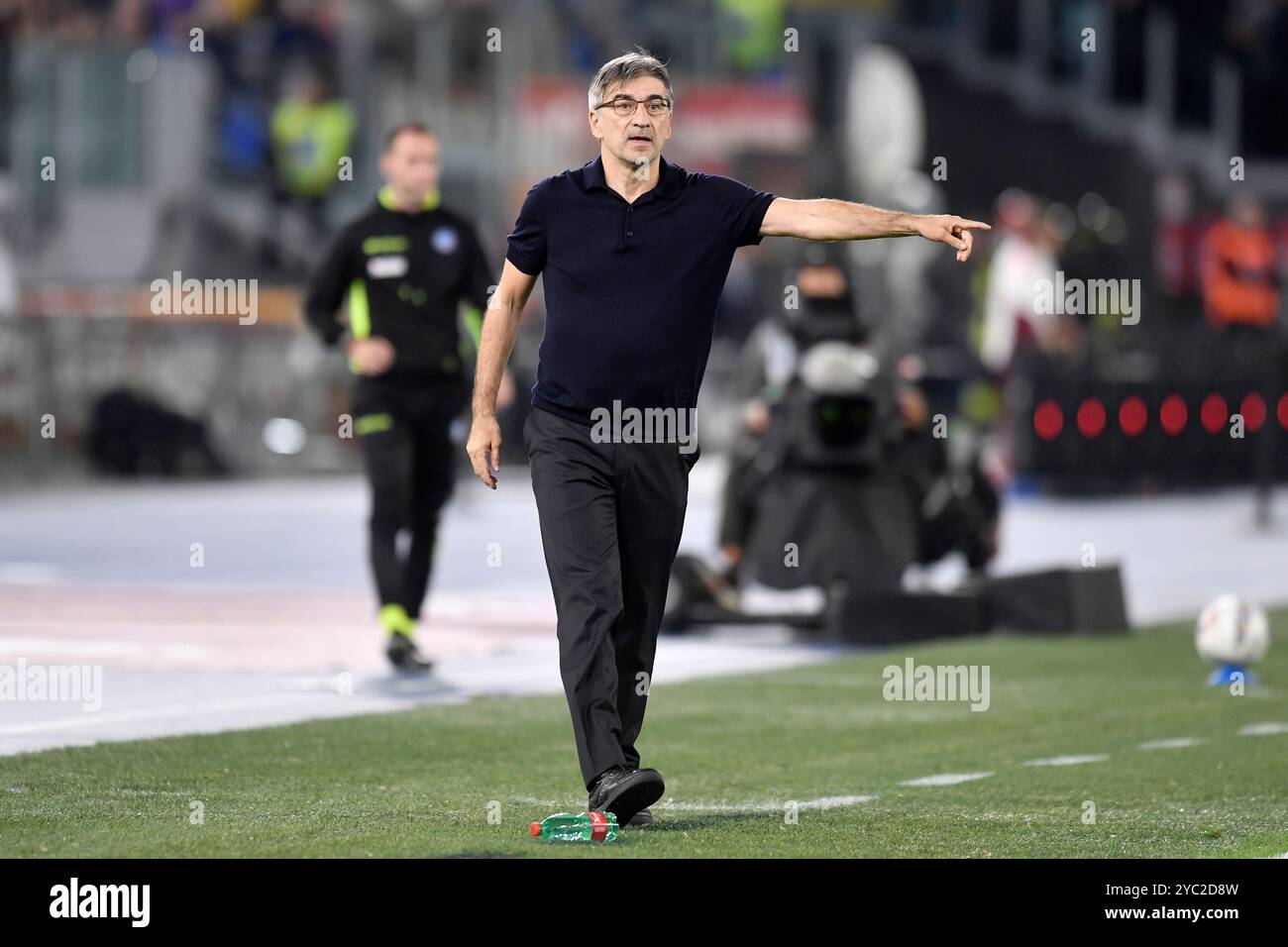 Ivan Juric Trainer der AS Roma während des Fußballspiels der Serie A zwischen AS Roma und FC Internazionale im Olimpico-Stadion in Rom (Italien), 20. Oktober 2024. Stockfoto