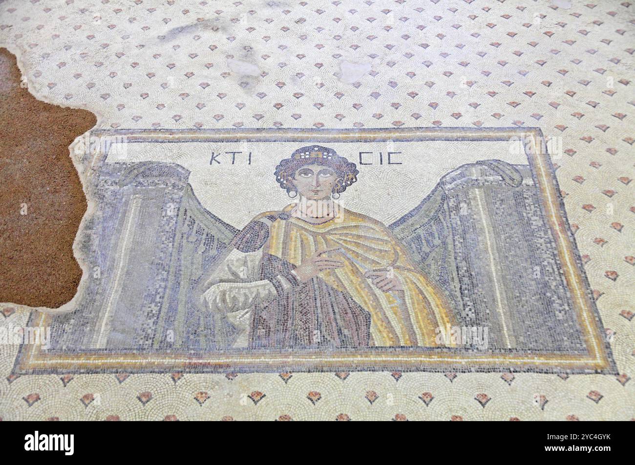Haleplibahce römische Villa Mosaiken im Museum, Sanliurfa, Süd, Ost, Türkei Stockfoto