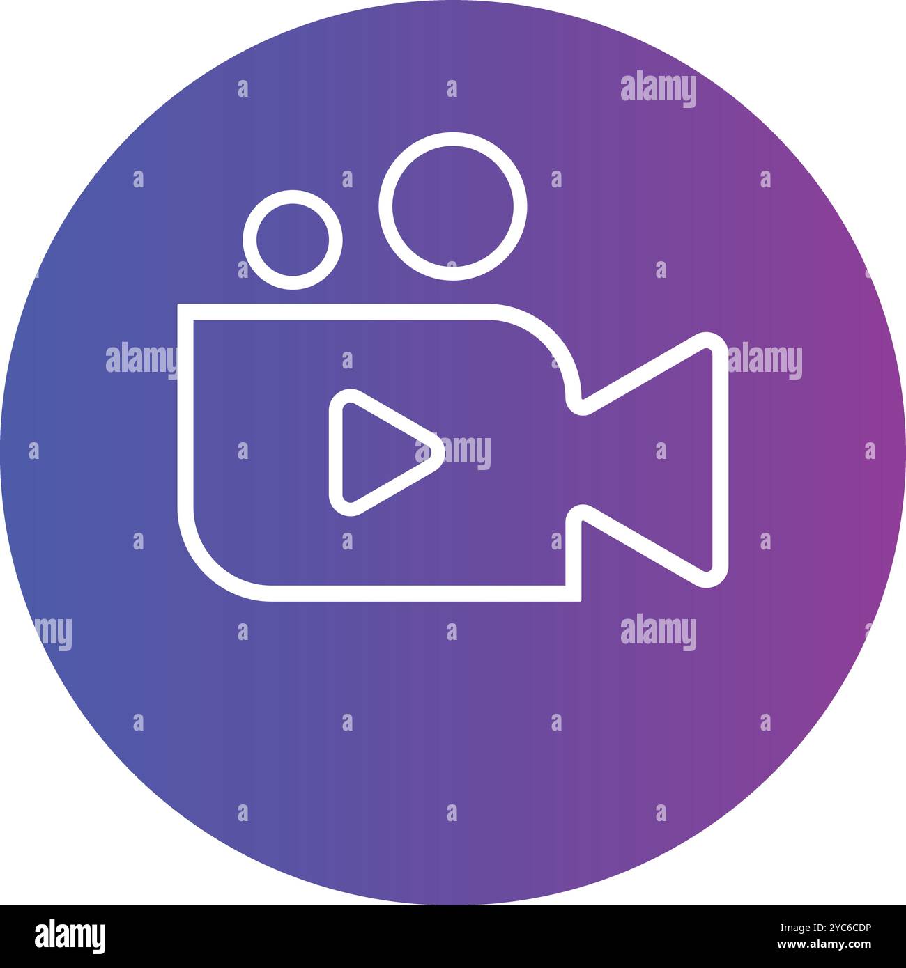 Video-Kamera-Symbol Stock Vektor