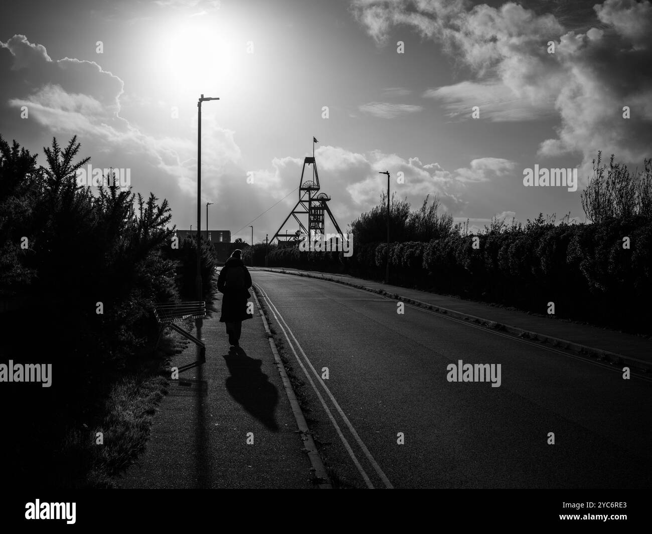 HEARTLANDS POOL CAMBORNE WELTKULTURERBE Stockfoto