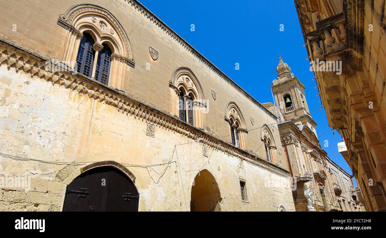 Maltesischer Archipel - Malta Insel - Malta Mdina Santa Sofia Palast Stockfoto