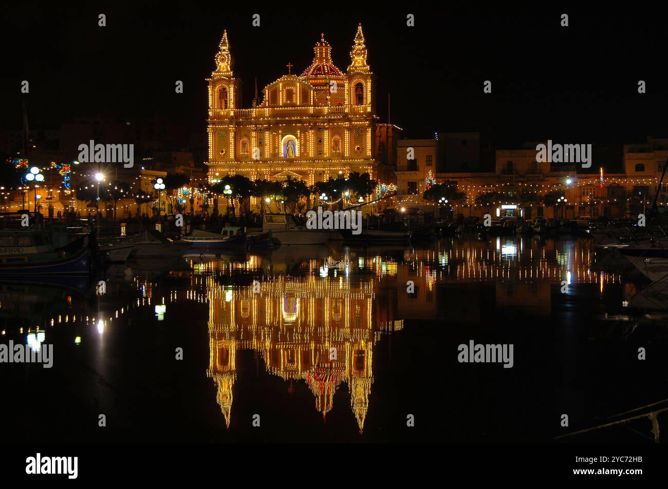 Maltesischer Archipel - Malta Insel - Malta Msida St Joseph's Church am Tag des Festes des Schutzheiligen Stockfoto