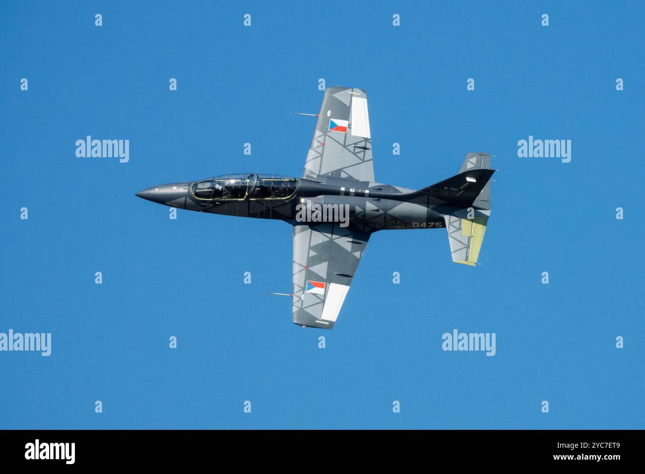 Tschechische Luftwaffe, Aero L-39NG, Ansicht von oben Stockfoto