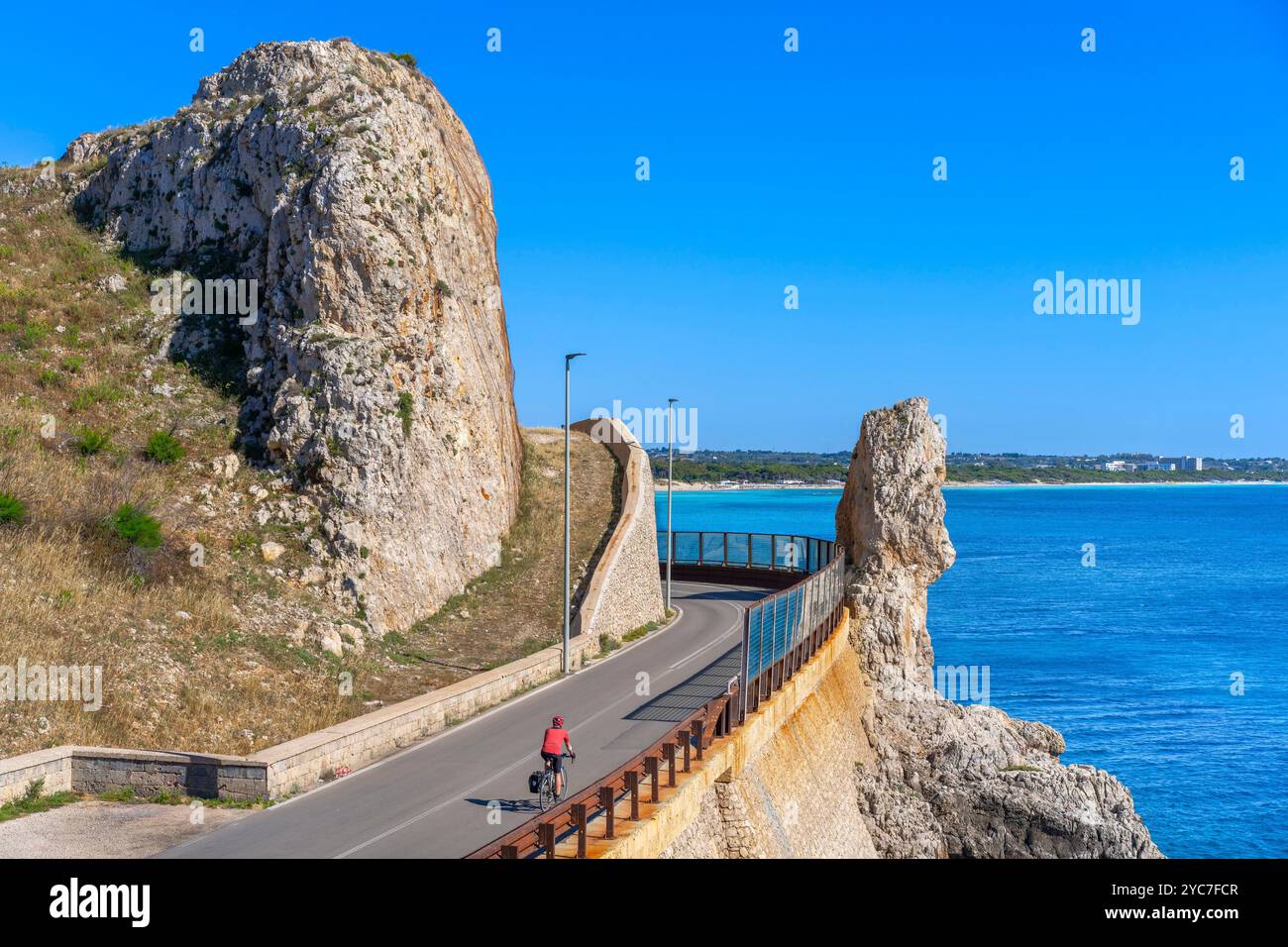 Split Mountain, Montagna Spaccata, Galatone, Lecce, Salento, Apulien, Italien Stockfoto