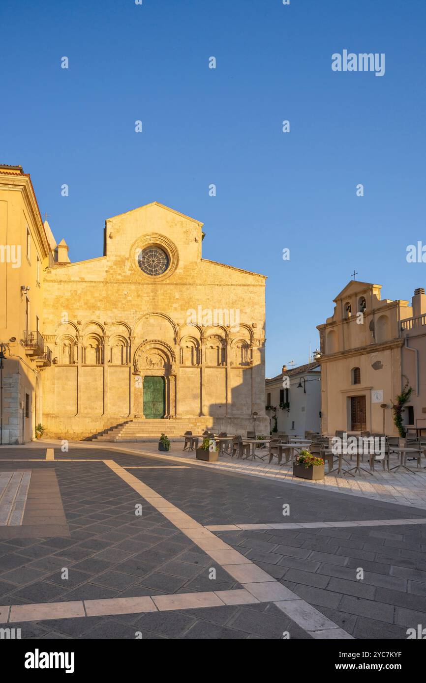 Kathedrale Santa Maria della Purificazione und San Basso, Termoli, Campobasso, Molise, Italien Stockfoto