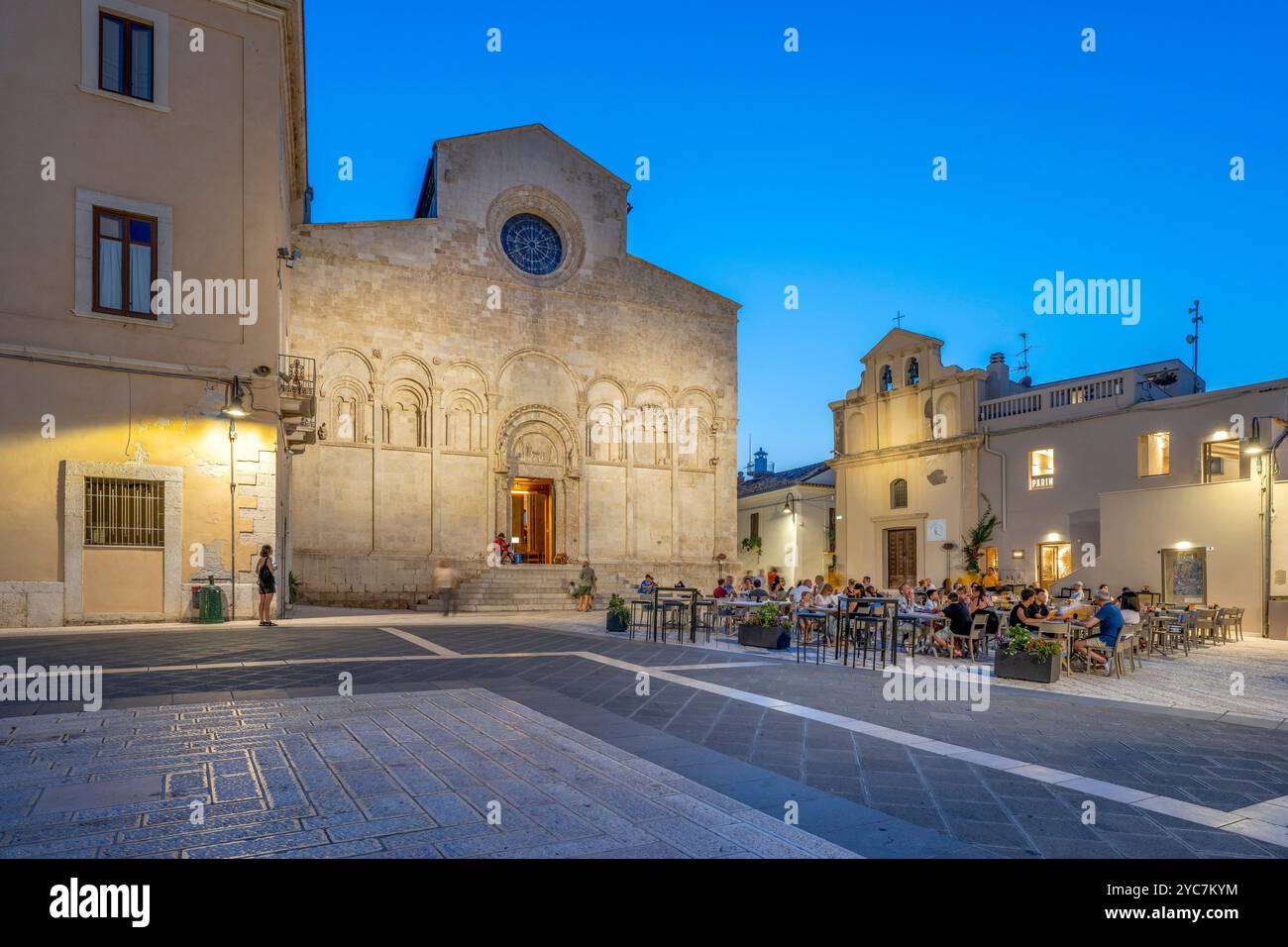 Kathedrale Santa Maria della Purificazione und San Basso, Termoli, Campobasso, Molise, Italien Stockfoto