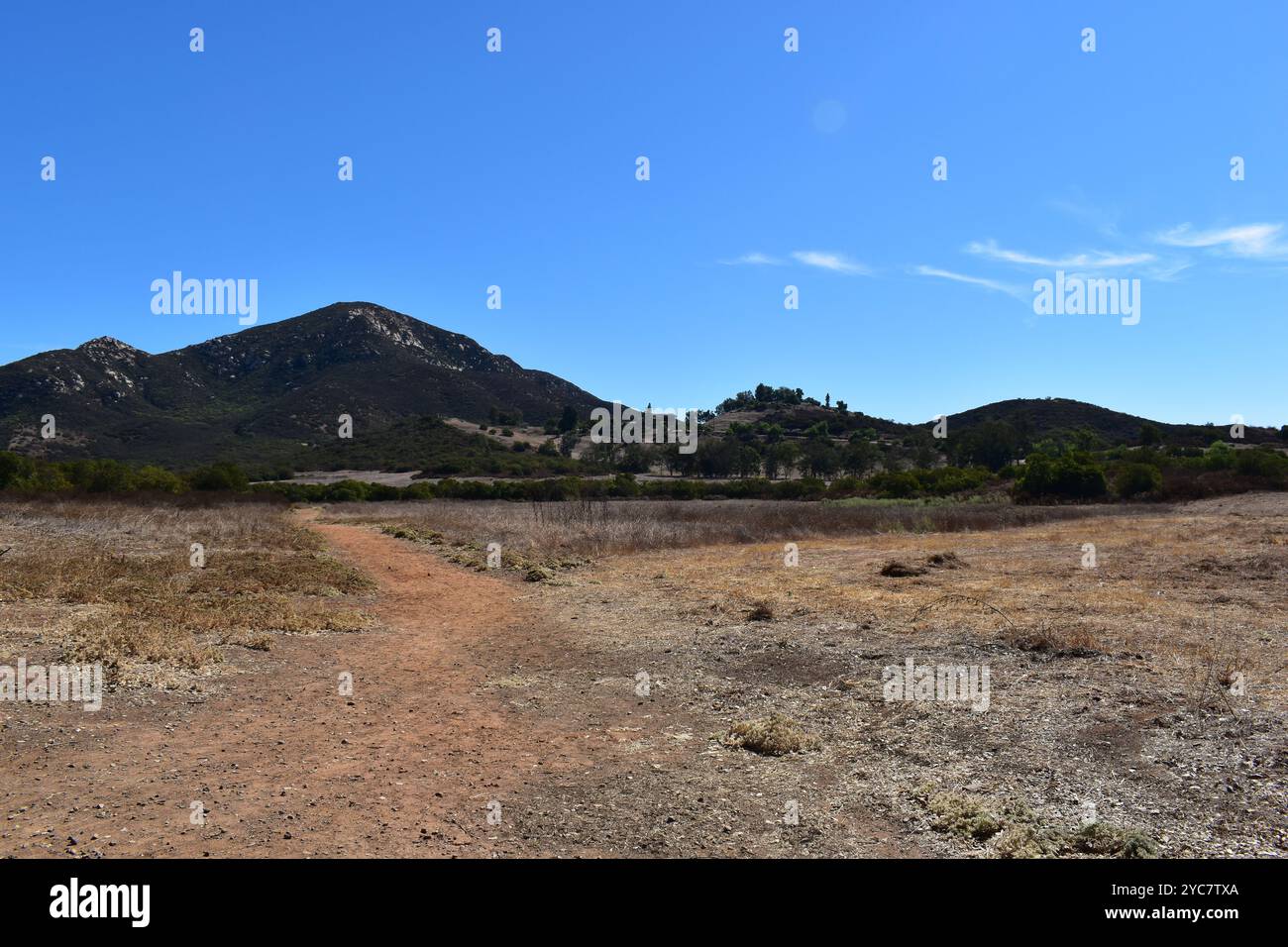 Iron Mountain Wanderweg Poway California. Der Wanderweg Iron Mountain in Poway, Kalifornien, verspricht Abenteurern eine Reise Stockfoto