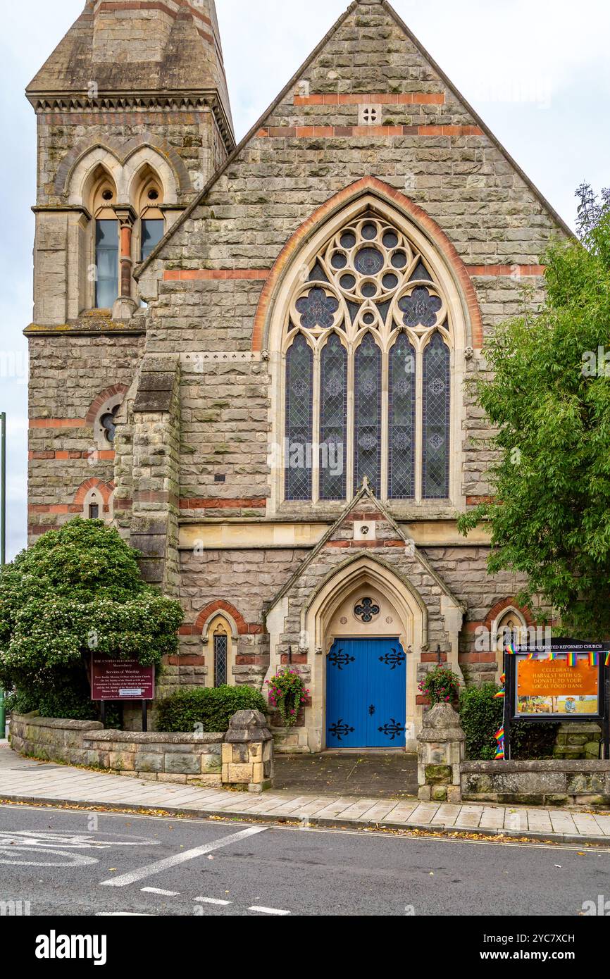 United Reformed Church in Shrewsbury, Großbritannien. Stockfoto