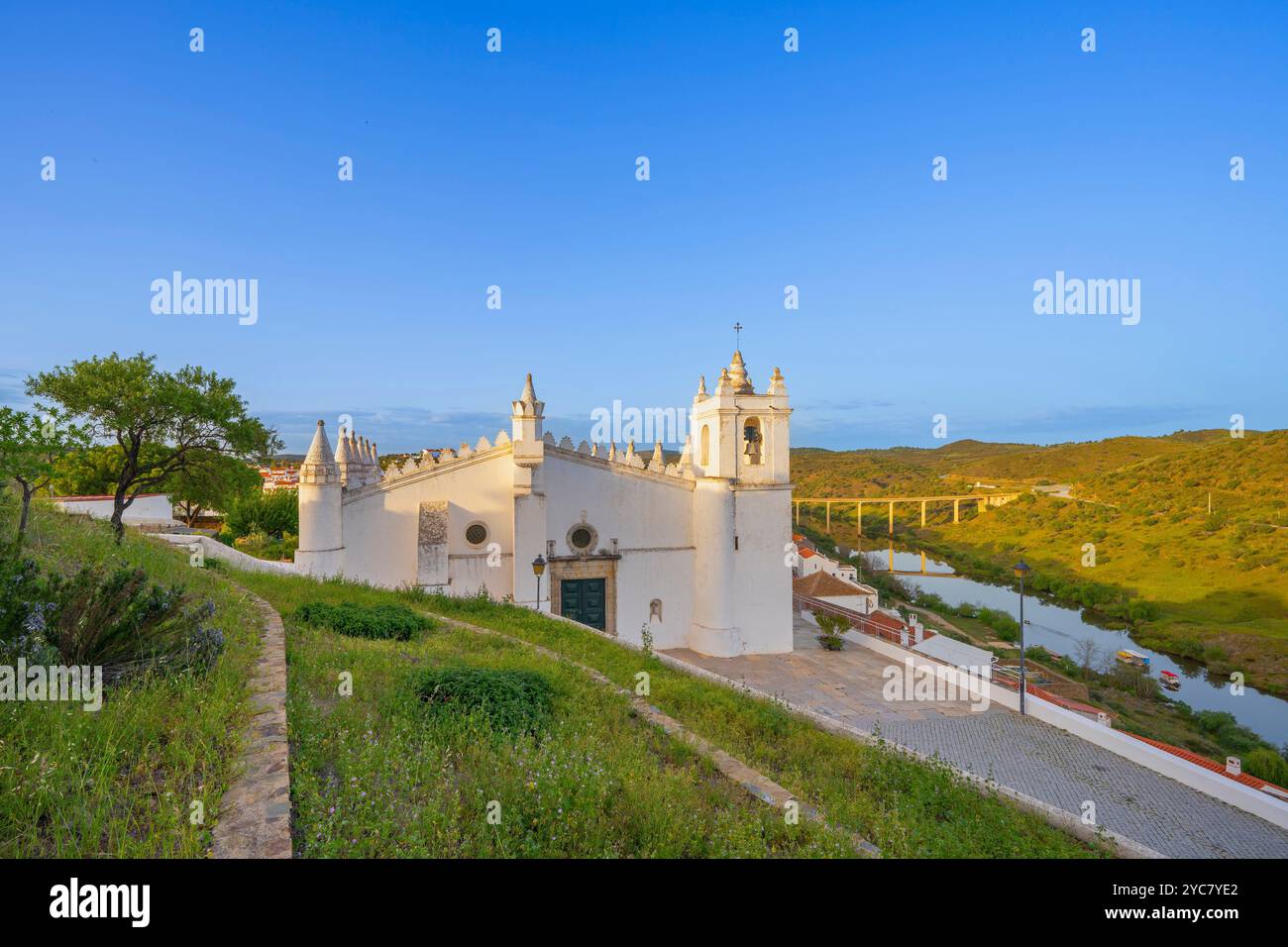 Kirche unserer Lieben Frau von der Verkündigung, Igreja de Nossa Senhora da Anunciação, Mértola, Alentejo, Portugal Stockfoto