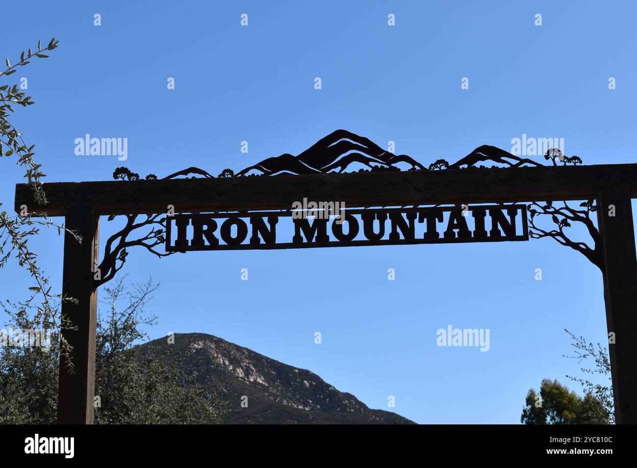 Iron Mountain Wanderweg Poway California. Der Wanderweg Iron Mountain in Poway, Kalifornien, verspricht Abenteurern eine Reise Stockfoto